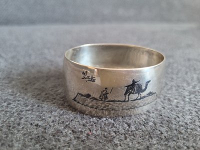 Arabic Silver Napkin Ring