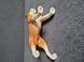 Vintage porcelain figurine of a boxer dog