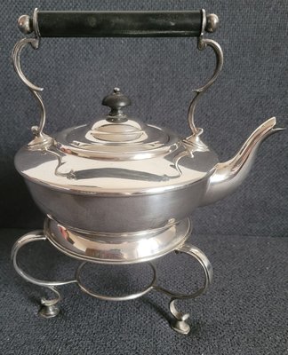 Antique Teapot (kettle) on a stand by master Hukin & Heath