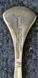 Vintage gold-plated fish spoon and knife