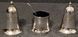 Vintage silver-plated cruet set made in England, Sheffield