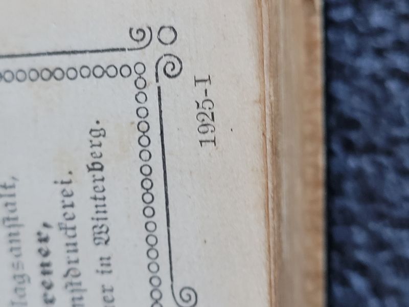 Antique miniature prayer book in German