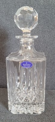 Vintage Royal Doulton crystal decanter.