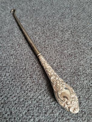 Antique Sterling Silver Button Hook