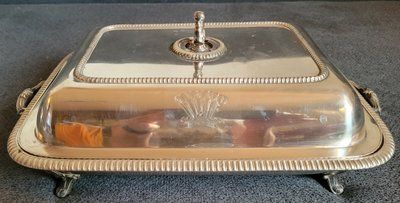 Antique beautiful dish for serving.