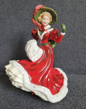 Royal Doulton Christmas Day 2010 HN 5411 figura &ndash; Pretty Ladies Petites