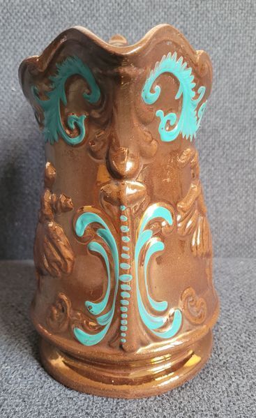 Antique ceramic jug of the Victorian period