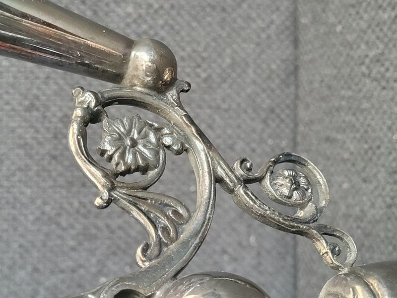 Antique Victorian Silver-plated Candle Holder