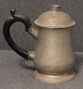 A RARE antique tin inhaler mug.