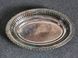 Vintage silver-plated oval dish with a beautiful patina