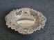 Vintage sterling silver trinket tray decorated with beautiful coinage