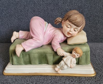 Capodimonte Figurine "Sleeping Girl"