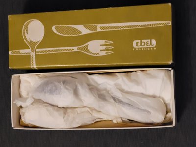 Vintage silver-plated new EBEL SOLINGEN cutlery set.