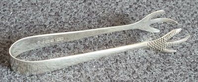 Vintage Sugar Tongs 925 Sterling Silver