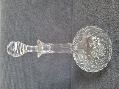 Antique English crystal decanter