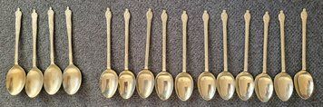 Vintage silver-plated Apostolic Spoons 11+4