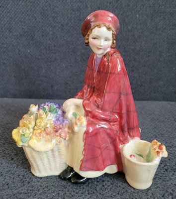 Rare Royal Dulton Bonnie Lassie Figurine HN 1626 Leslie Harradine, 1934 - 1953