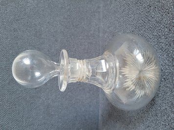 Antique glass decanter