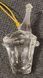 Crystal bottle and bucket for champagne Gorham lead crystal 2000 release