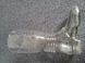 Antique beautiful glass decanter/vase and glass in the shape of a boot