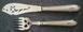 Antique serving set with silver-plated fork and knife