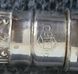 Antique serving set with silver-plated fork and knife