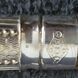 Antique serving set with silver-plated fork and knife