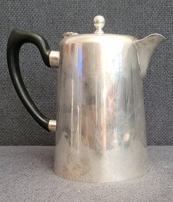 Antique silver-plated teapot