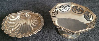 Two vintage silver-plated bowls