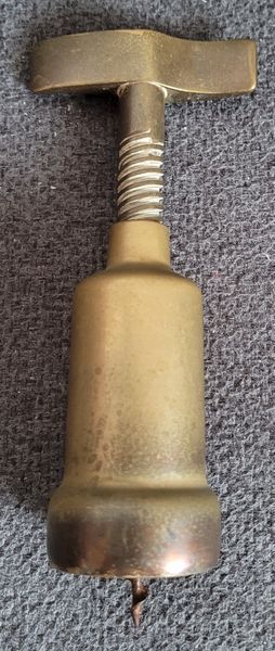 Vintage Italian Brass Corkscrew