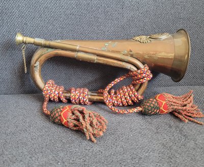 Vintage 23rd Royal Welsh Fusiliers Bugle