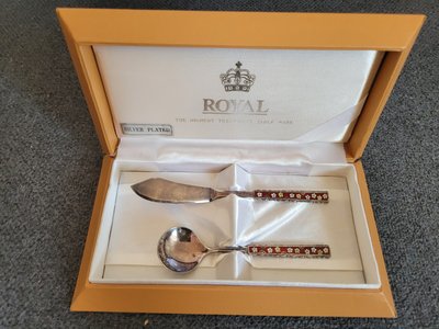 Silver plated Knife & Spoon