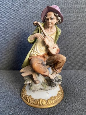 Capodimonte Figurine Old Musician