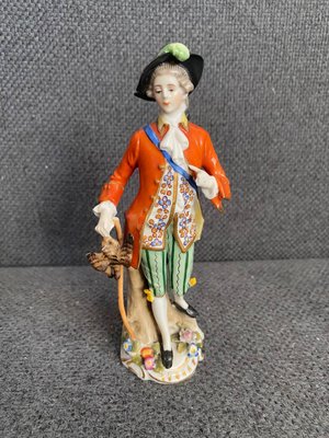 Vintage Sandizell Hoffner & Co Dresden Figurine Hunter Rare