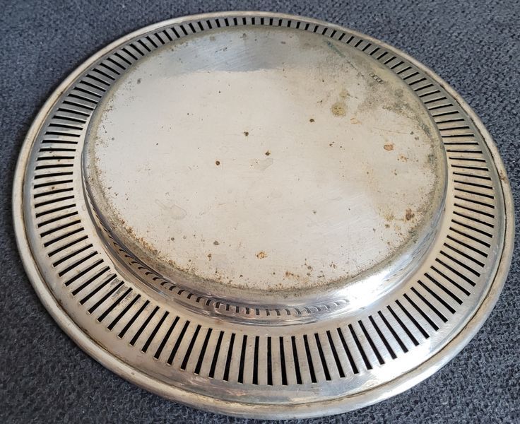 Vintage silver-plated plate with the stamp E.P.N.S.
