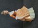 Vintage Alfretto Porcelain Figurine Girl in Brown Victorian Dress 17.5 cm