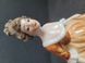 Vintage Alfretto Porcelain Figurine Girl in Brown Victorian Dress 17.5 cm