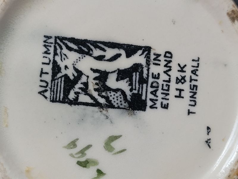 Vintage ceramiczny wazon Autumn Hollinshead & Kirkham Anglia