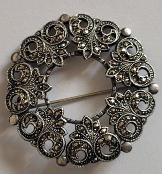 Vintage Brooch Sterling Silver