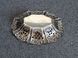 Antique trinket tray sterling silver decorated with beautiful coinage