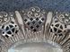 Antique trinket tray sterling silver decorated with beautiful coinage