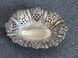 Antique trinket tray sterling silver decorated with beautiful coinage
