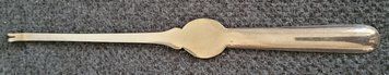 Antique silver-plated lobster fork. The silver-plated lobster fork