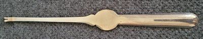 Antique silver-plated lobster fork. The silver-plated lobster fork