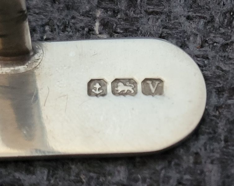 Vintage spoon and Pusher 925 Sterling Silver
