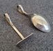 Vintage spoon and Pusher 925 Sterling Silver