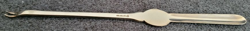 Antique silver-plated lobster fork. The silver-plated lobster fork