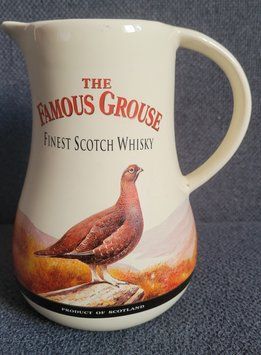Magnificent rare Vintage large ceramic Jug Famous Grouse Finest Scotch Whisky