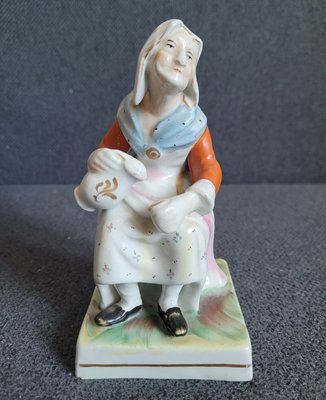 Staffordshire Figurine of Cobbler Woman