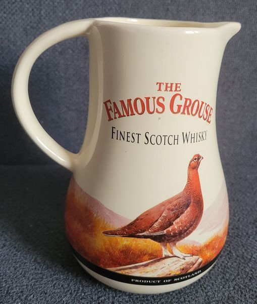 Magnificent rare Vintage large ceramic Jug Famous Grouse Finest Scotch Whisky